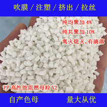Homopolymerization copolymerization pp high performance V2 flame retardant masterbatch 825A high temperature resistance pp high performance V2 flame retardant masterbatch 825A