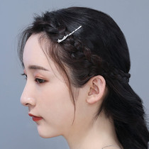 Sterling silver headdress hairclip Women summer hair accessories side hair card simple one-word clip 520 Valentines Day gift to girlfriend