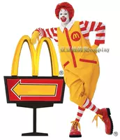 Cosplay chú hề McDonald M nhớ McDonald chú dịch vụ chào đón anthropomorphic ban đầu tùy chỉnh bưu chính miễn phí cosplay lolita