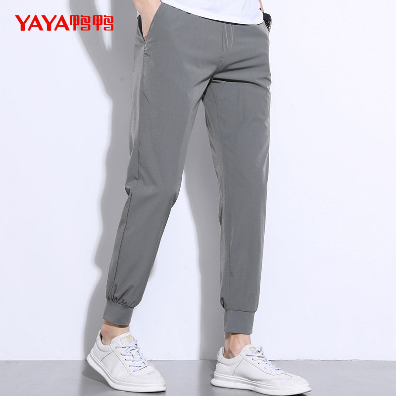 鸭鸭 2022年春季款 男式休闲卫裤运动裤 天猫优惠券折后￥79包邮（￥149-70） 2款2色可选