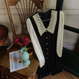 Осенняя ретро юбка, платье, коллекция 2022, в стиле Шанель