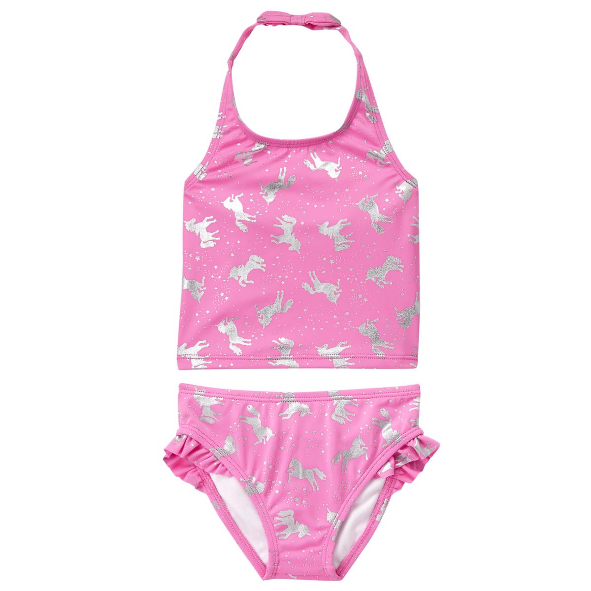 Gymboree Golden Baby Rose Red Unicorn Mẫu cô gái Mùa hè Đồ bơi một mảnh Đồ bơi shop trẻ em