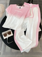 (Розовый) Белый комплект