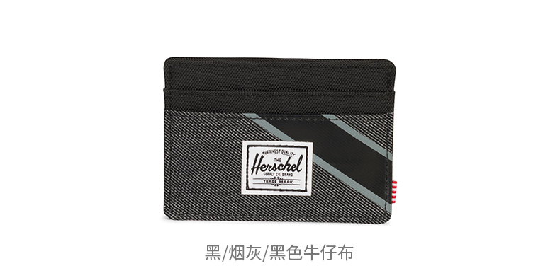HerschelSupply Charlie Offset Series Chủ thẻ nam và nữ Chủ thẻ Thẻ nhiều khe cắm 10360 ví louis vuitton