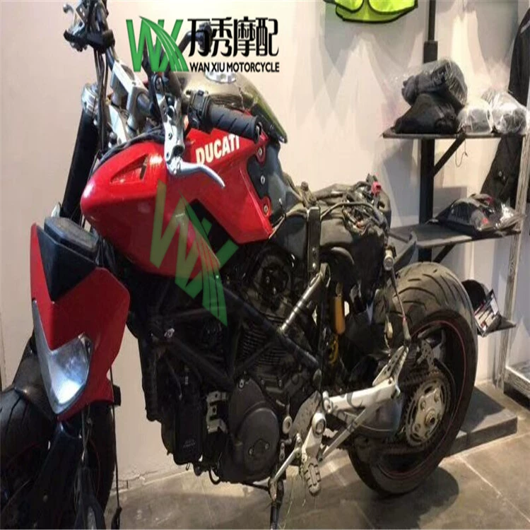 Ducati Saiyan 1100 ly hợp bên nắp động cơ kích hoạt nắp xi lanh che đầu ống xả bao gồm ống xả phía trước và phía sau - Ống xả xe máy
