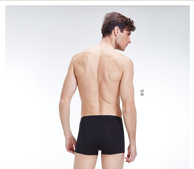 Đồ lót đậu đỏ nam cotton boxer thanh niên trong hộp quà tặng kích thước lớn bốn góc quần short thoáng khí nam boxer đầu quần xì lót