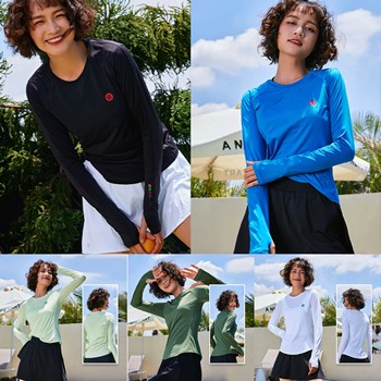 Oulla autumn yoga wear sports long-sleeved t-shirt