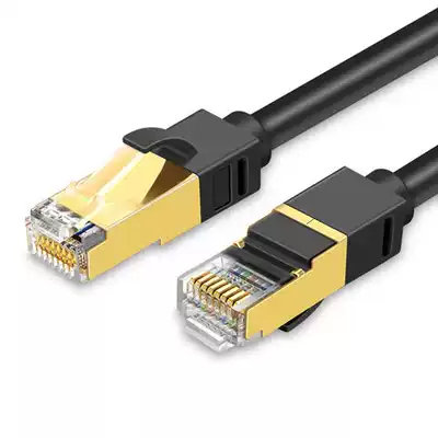 Seven types of network route high-speed gigabit router pure copper network cable cat7 Super 12 3m50 meters dual screen cover