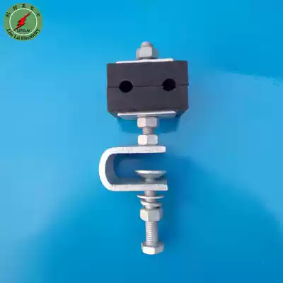 ADSS tower with down clamp to fix optical cable lead down clamp lead wire clamp cable clamp factory hot sale