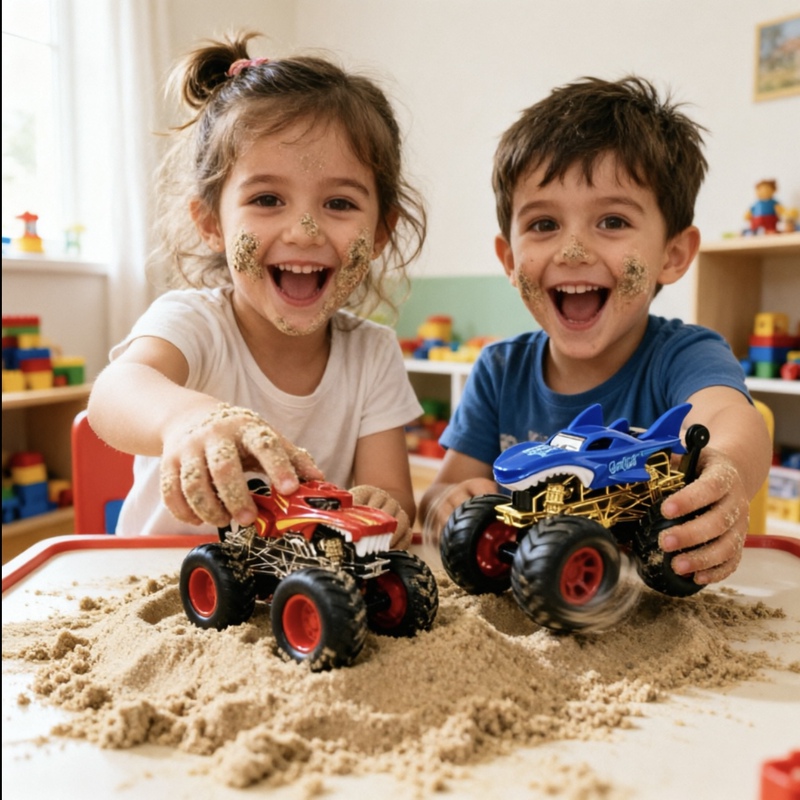 【Rapid Attack】Monster Truck Bigfoot Shark Lion Power-Assisted Alloy Sliding Children's Toy Gift 【Rapid Attack】Monster Truck Bigfoot Shark Lion Power-Assisted Alloy Sliding Children's Toy Gift
