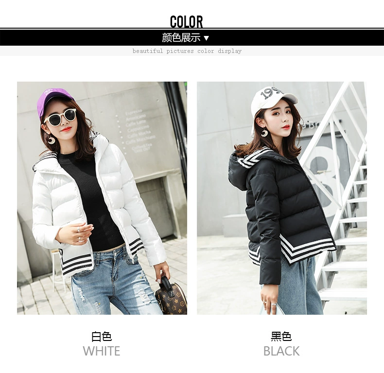 2018 mới xuống cotton phù hợp với nữ phiên bản Hàn Quốc Một phiên bản từ cotton ngắn phần bánh mì quần áo dày áo khoác nhỏ thủy triều