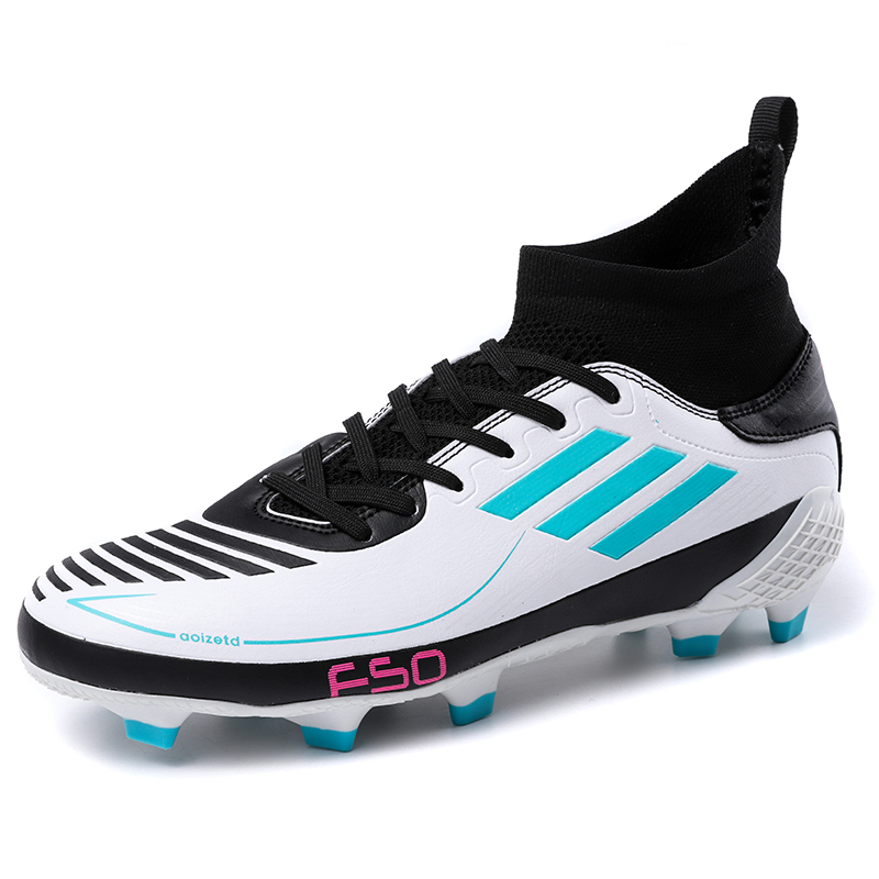 Rugby shoe elite American male and female football shoes high barrel artificial grass training sports shoes