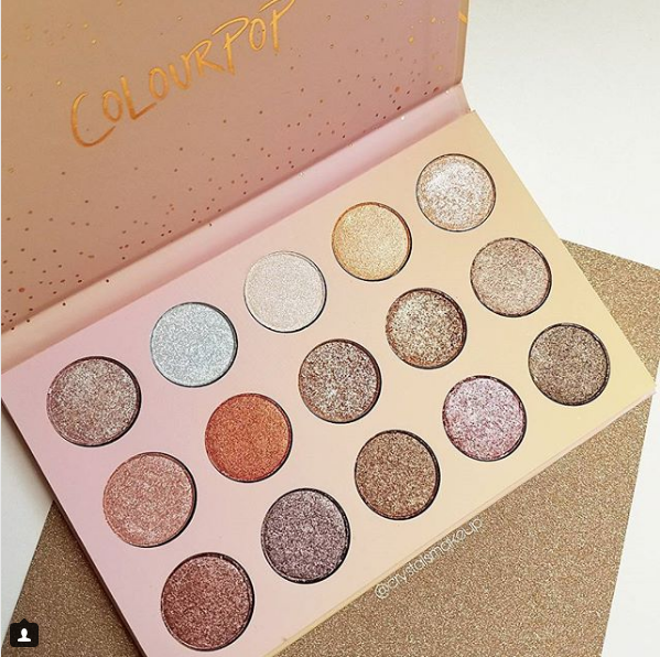 Phấn mắt Colourpop Có Xin vui lòng cô ấy tăng đĩa 12 màu phấn mắt phấn mắt coco venus