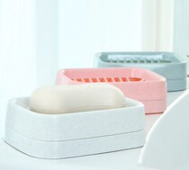 Full Camellia double plastic soap box travel sanitary soap box drain soap box