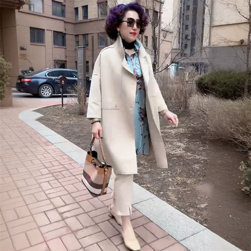 Элитное модное тренч для отдыха, средней длины, размер