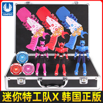 Genuine mini Team x toy Futt light gun weapon Semi mecha robot war Police Special Attack Team