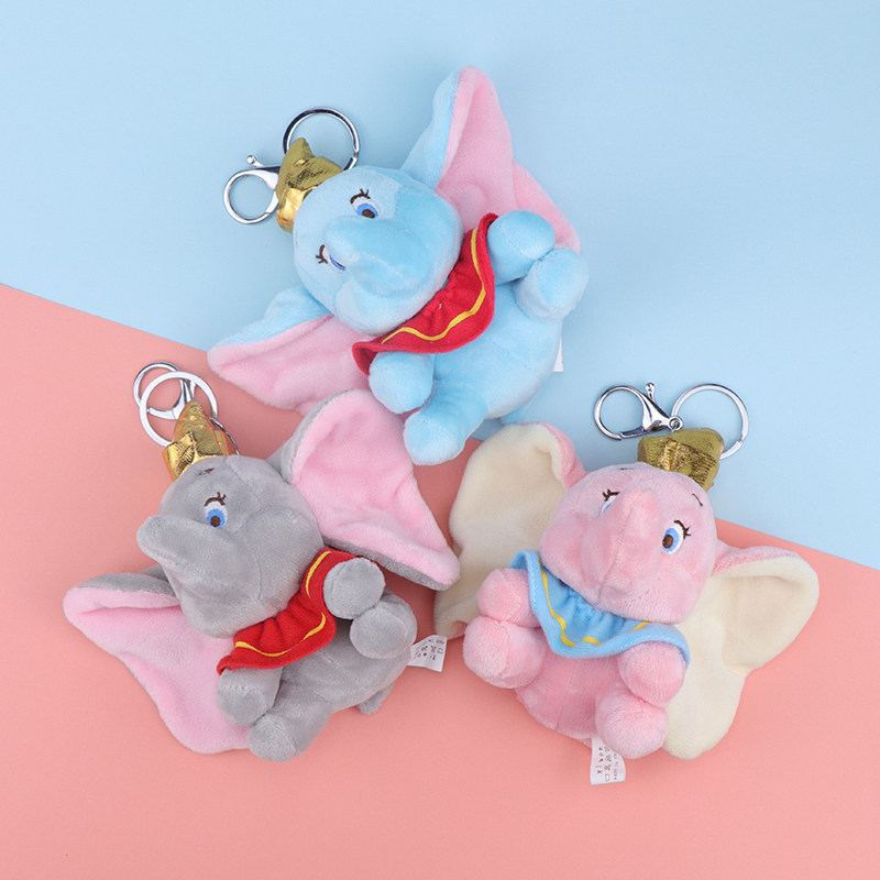 Little flying elephant school bag pendant auspicious little elephant small pendant ornament cute plush doll bag pendant