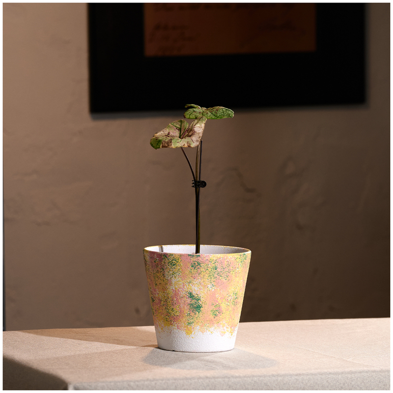 Ceramic Art Aesthetic Flowerpot with Simple and Luxurious Chinese-Style Design for Desktop, Suitable for Orchids and Colorful Leaf Plants Ceramic Art Aesthetic Flowerpot with Simple and Luxurious Chinese-Style Design for Desktop, Suitable for Orchids and Colorful Leaf Plants