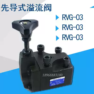 Pilot controlled relief valve RVG-03-1 -2 3 RVG-06-1 2 3 RVG-10 BG pressure regulating valve