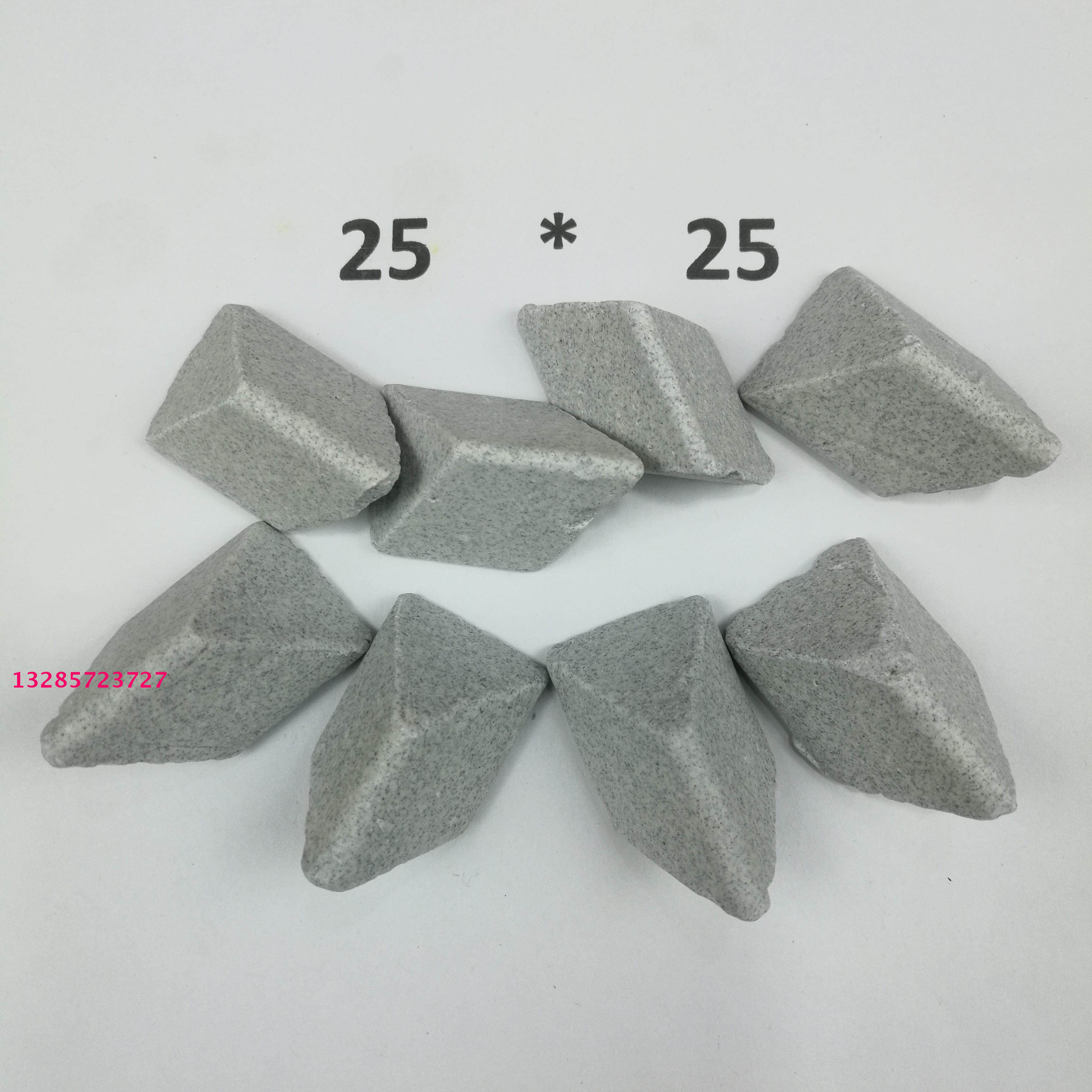 10-45 brown corundum deburring polishing block grinding stone 25 kg