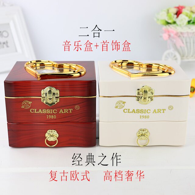 Piano music box music box spinning ballet birthday gift for boyfriend and girlfriend on Valentine's Day romantic gift toy