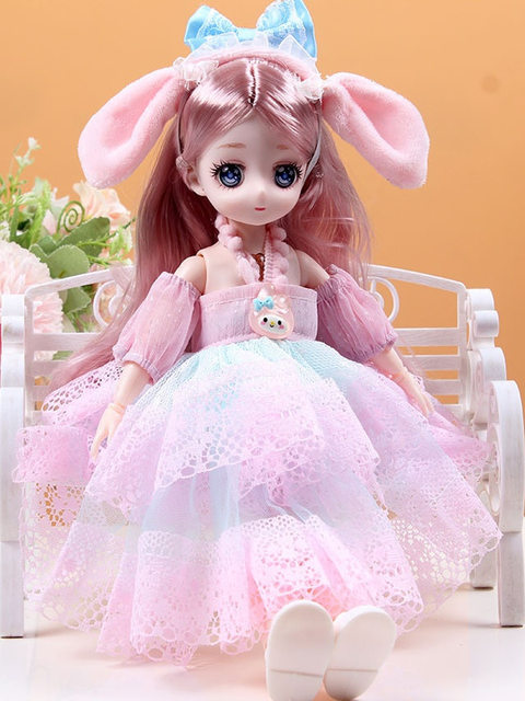 30cm Exquisite Comic Face Melody Culomi Doll Simulation Doll Play House Set Toy Girl Gift