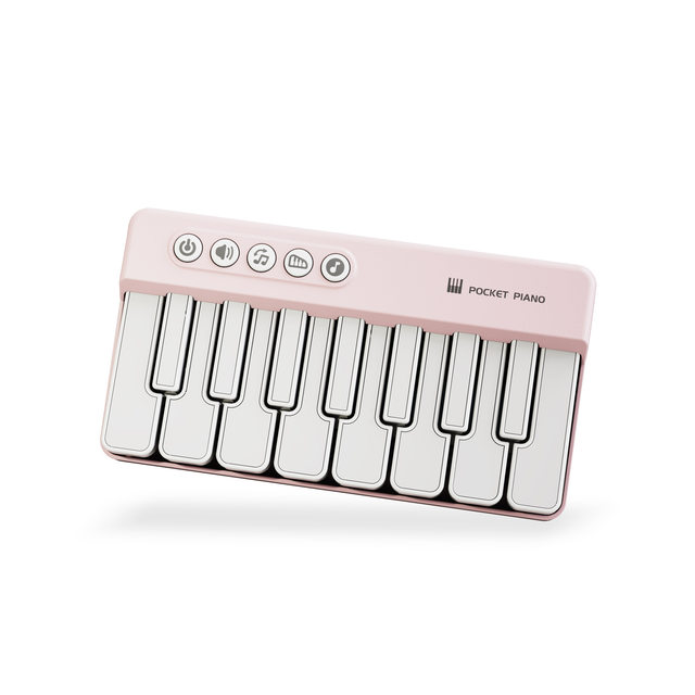 Pocket electronic keyboard music keyboard small piano children's toy portable infant instrument 0-6 years old 12 months