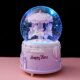 Carousel Crystal Ball Music Box Music Box with Falling Snow for Boys and Girls, Children's Rotating Birthday Gift Toy