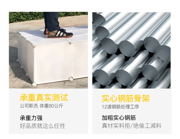 Tủ đa năng kết hợp tủ đơn giản lắp ráp tủ phân loại tủ nhựa lắp ráp tủ quần áo gia cố người lớn tăng cường chống bụi tủ quần áo bằng gỗ