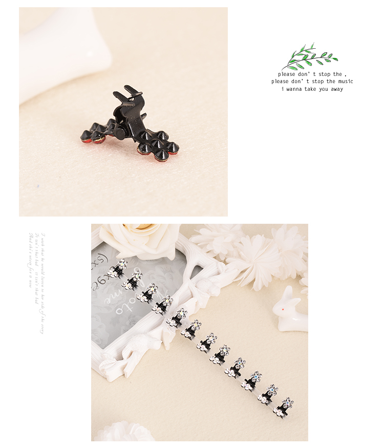 Hoa dễ thương của trẻ em kim cương bắt clip bé kẹp tóc đầu trang sức tấm kẹp tóc nhỏ clip cô gái tóc phụ kiện phụ kiện tóc xinh