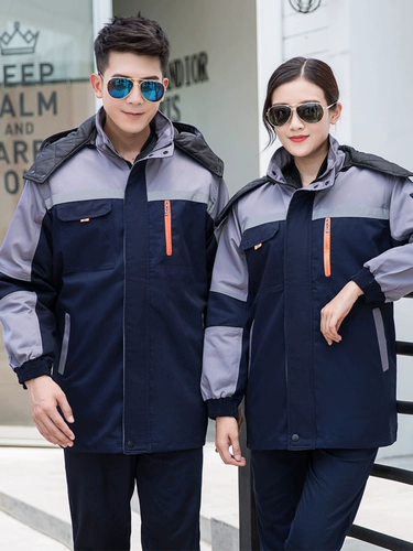 Зимний съемный удерживающий тепло пуховик для работы, куртка, увеличенная толщина, делается под заказ