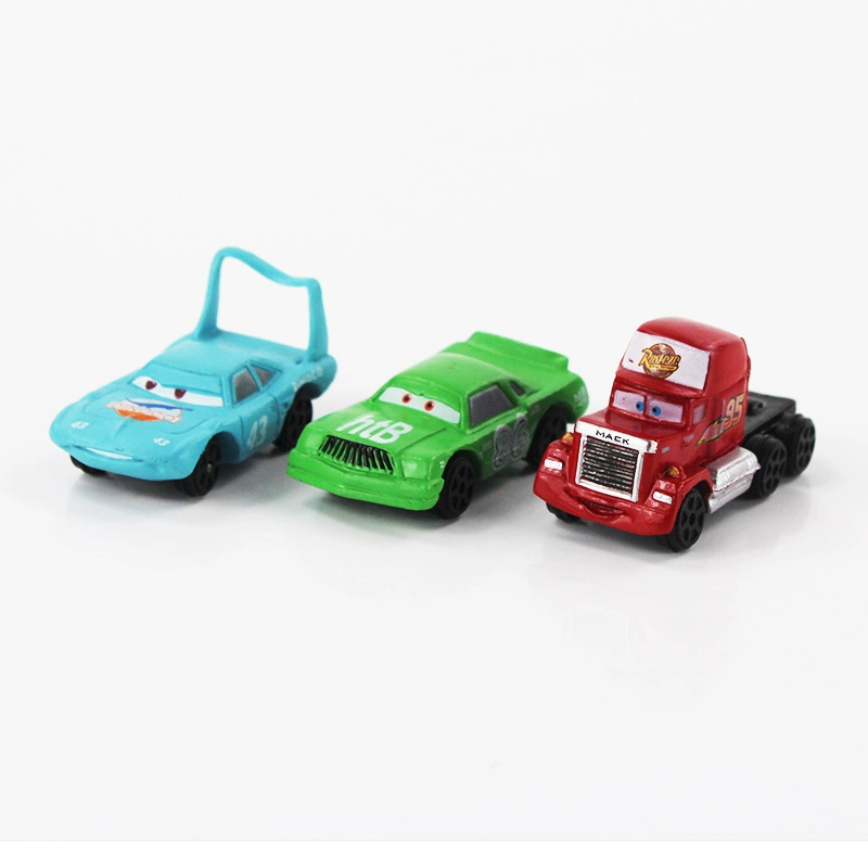 Xe huy động McQueen chết nhỏ đua xe trang trí bánh cung cấp đồ trang trí cảnh trang trí cảnh - Trang trí nội thất