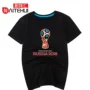 2018 Nga World Cup t-shirt ngắn tay bông Đức Argentina Argentina Bồ Đào Nha người hâm mộ bóng đá Tưởng Niệm áo phông nam hàng hiệu