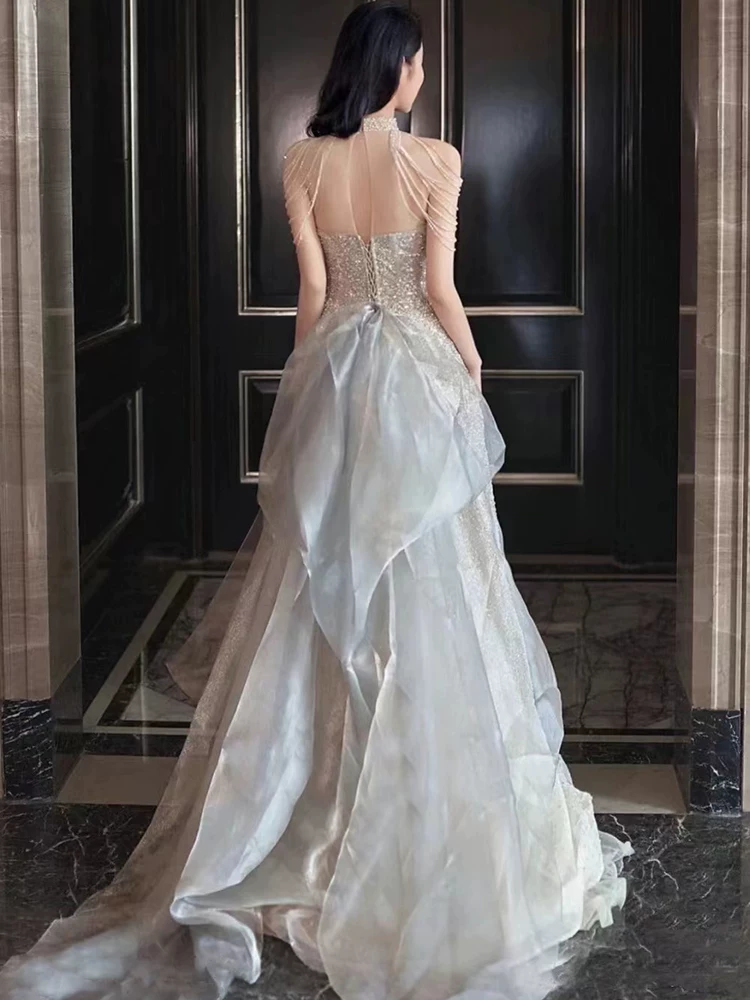 Elite evening dress, high-quality style