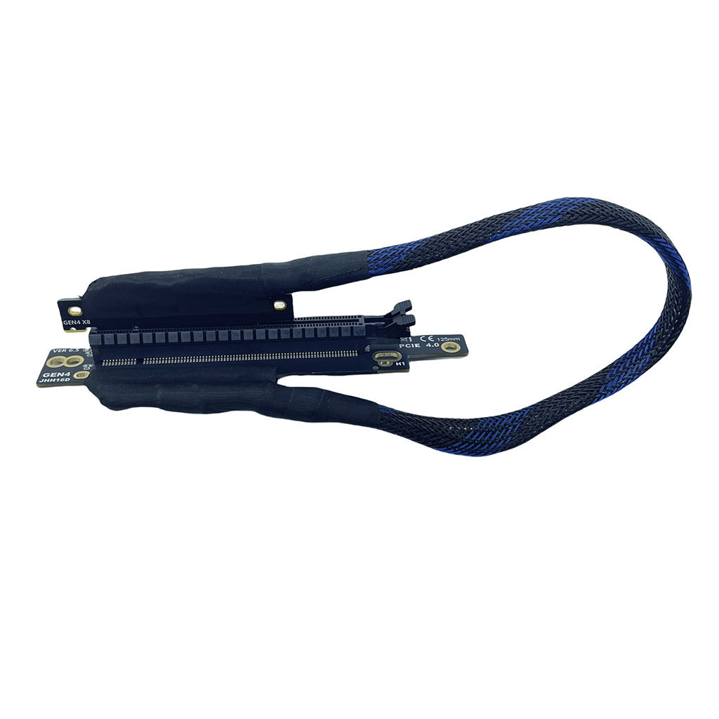 Кабель-райзер Neutral PCI-E 4.0 правый выход, правый вход, 30см