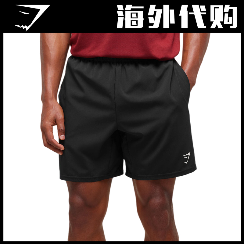 British Gymshark Arrival Shark 5inch Men's Slim Fit Fitness Training Sports Shorts Quick-Drying
