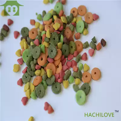 Rabbit molars snack Dutch pig chincho hamster snack pet rabbit colorful fruit and vegetable assorted molar ring 500g