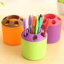 Creative porous toothpaste toothbrush holder Couple tooth holder Multi-function desktop pen holder