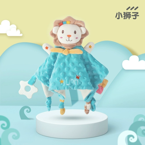 Успокаивающее полотенце для сна, плюшевая ручная кукла, успокаивающая игрушка, можно грызть