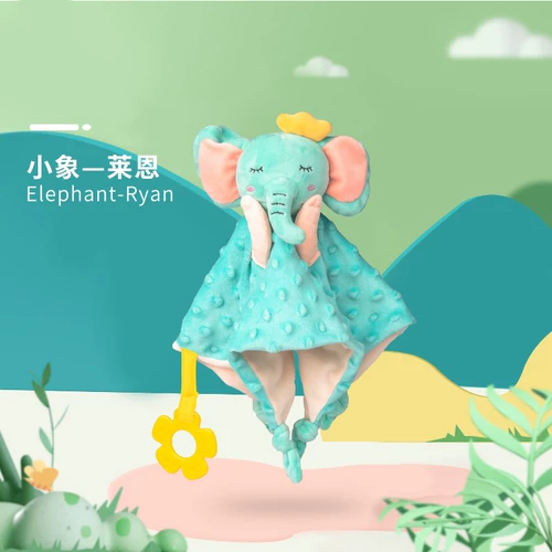 Успокаивающее полотенце для сна, плюшевая ручная кукла, успокаивающая игрушка, можно грызть