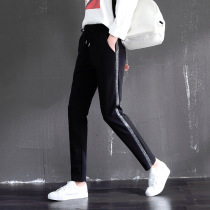 A promotion 0 junior high school students sports pants spring and autumn loose trousers casual thin youth womens clothing