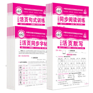 2025版王朝霞活页同步阅读句式训练