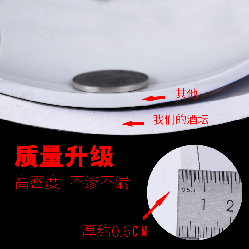 Mercifully wine dedicated wine jars of jingdezhen ceramic 20 jins 50 pounds put antique bottle seal it with the tap