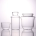 Rượu ly chịu nhiệt ly rượu sake đặt rượu vang hộ gia đình ấm rượu nồi ấm rượu nồi giữ rượu ba mảnh - Rượu vang
