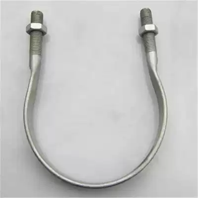 16X160 utility pole cross arm hoop U-shaped hoop U-shaped screw pole hoop galvanized U-shaped hoop