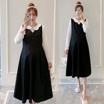 Radiation-proof maternity wear spring pregnancy clothes invisible inner wear silver fiber bellyband fashionable mid-length dress