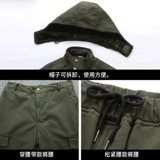 Демисезонный комплект для работы, флисовый пуховик, износостойкая куртка, защита от ожогов