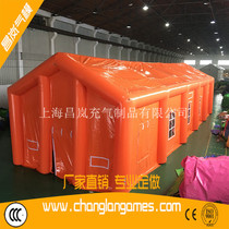 Inflatable tent PVC nip net cloth fire relief closed gas tent Large inflatable outdoor advertising tent set to do
