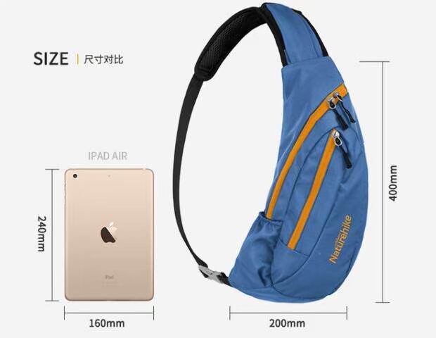 Túi ngực NH [nylon chống văng] túi đeo vai chạy túi Messenger Túi xách nam và nữ túi vải canvas