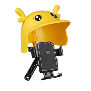 Small helmet battery motorcycle mobile phone holder